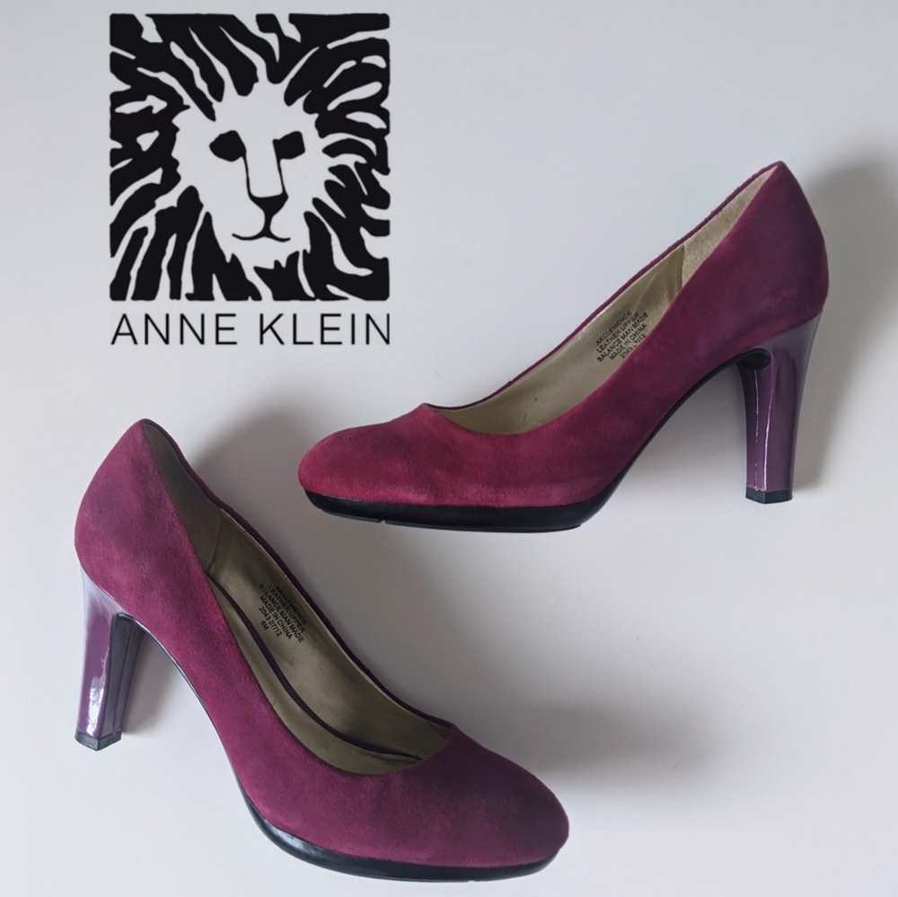 Anne Klein iFlex Suede Clemence Pumps Size 6